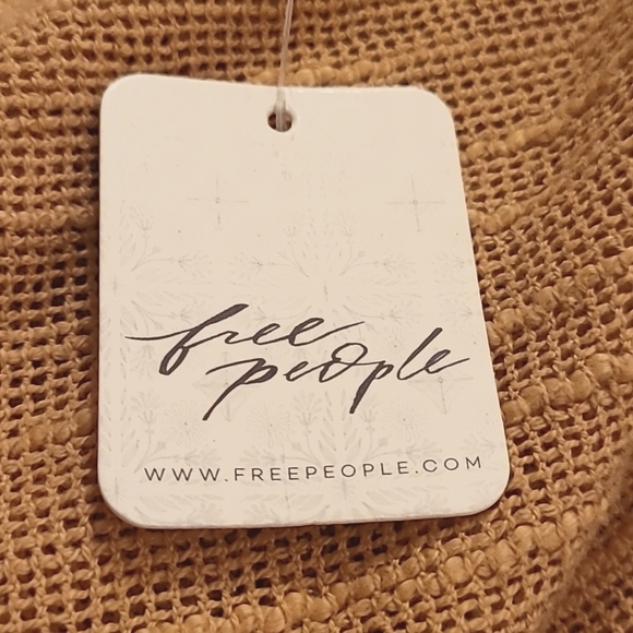 NWT Free People Easy Weekend Endless Summer Oversized Bronze Blouse Top XL - Picture 7 of 10